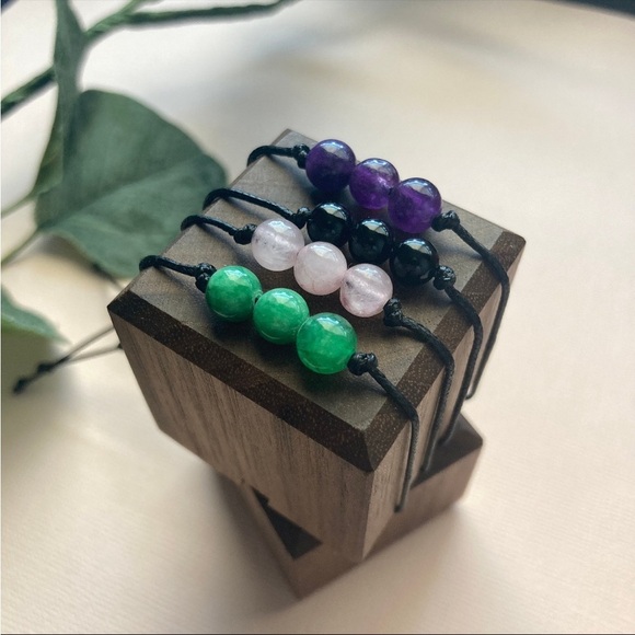 Wish Bracelet, Handmade, Healing Crystals- NEW! - Picture 6 of 10